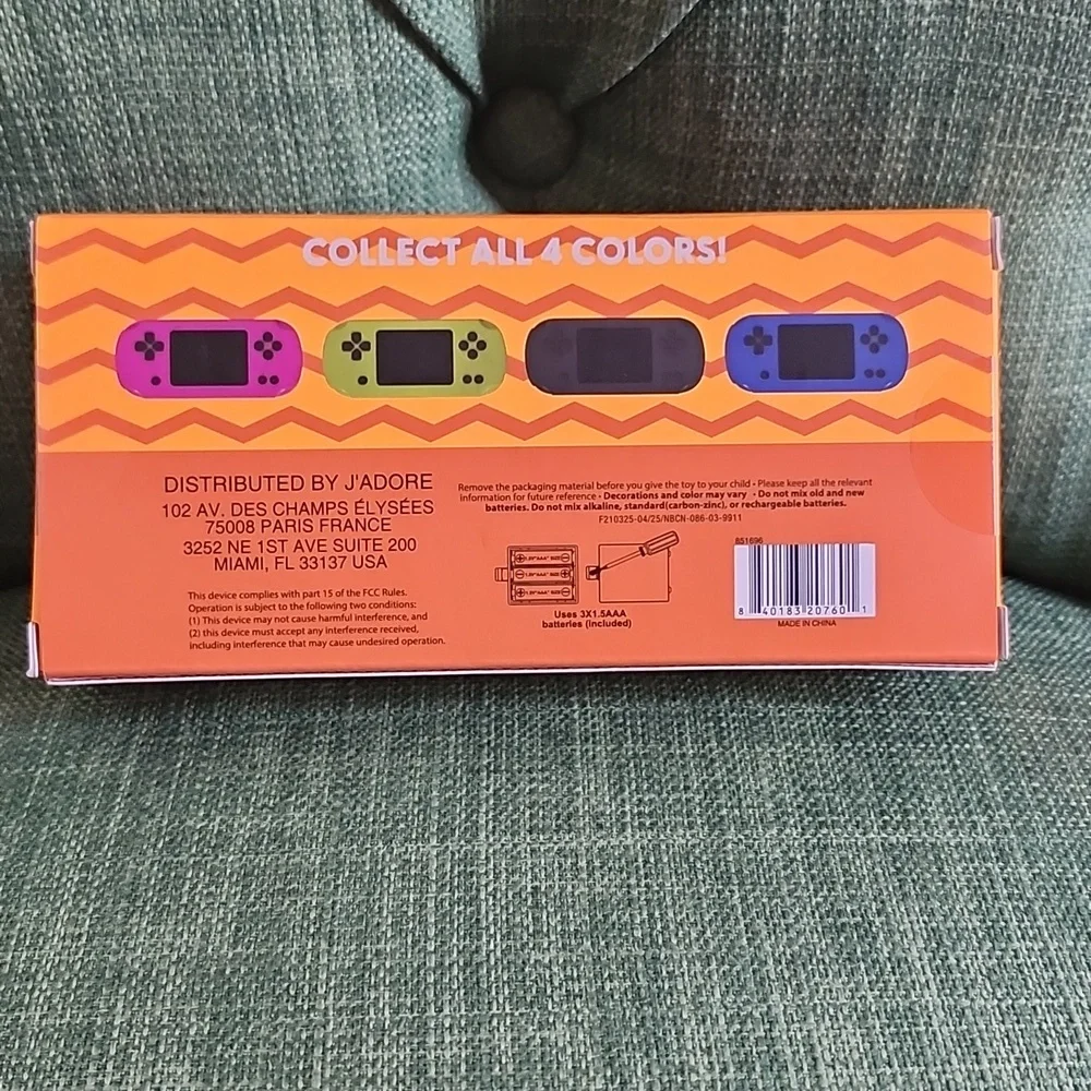 Next Level Handheld Retro Arcade Game - Black